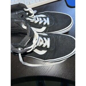 Vans Off the Wall Blackout Defence  High Top Lace Up Shoes Women’s 9 721356